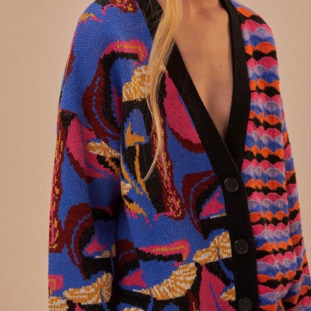 Farm-rio Women's multi Cardigan